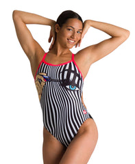 Arena Women's Crazy Make Up Swimsuit One Piece